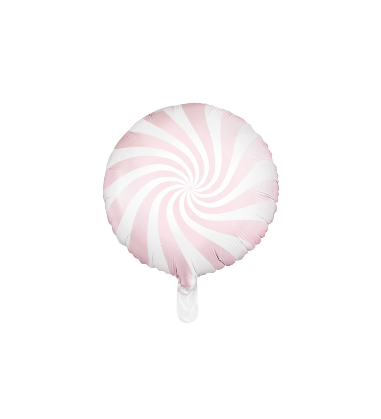 Balónek pink swirl