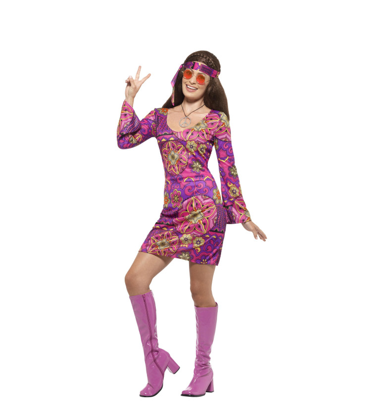 Dámský kostým - hippie
