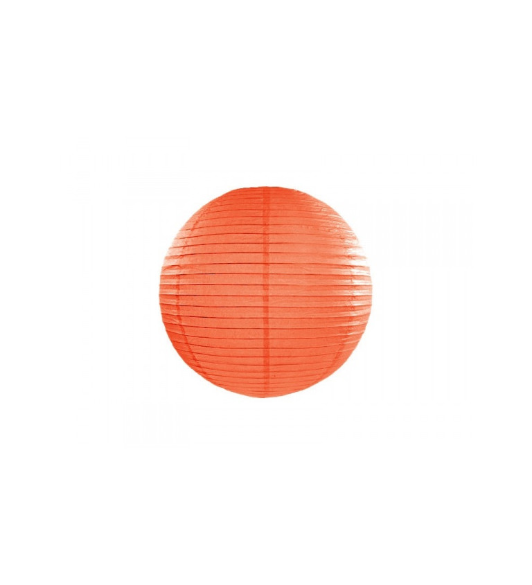 Lampion oranžový -  25cm