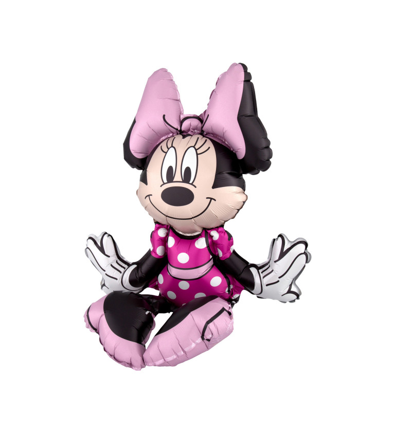 Balónek sedící Minnie