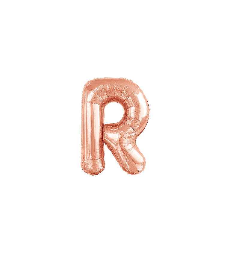 Fóliový balónek - R rosegold