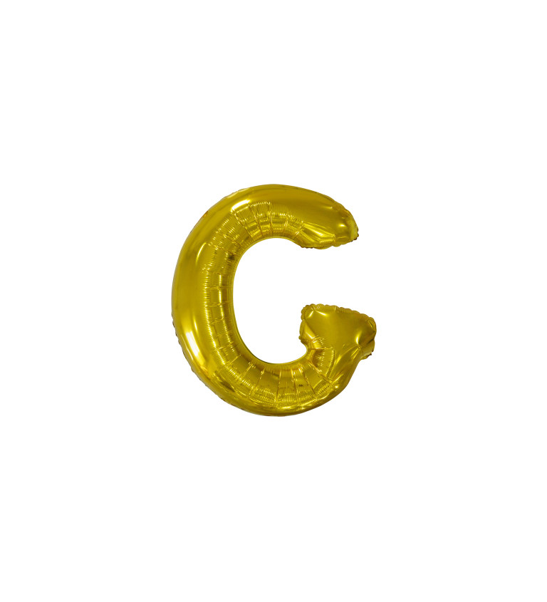 Fóliový balónek - zlaté G