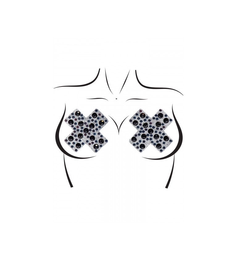 Šperky na prsa s kamínky