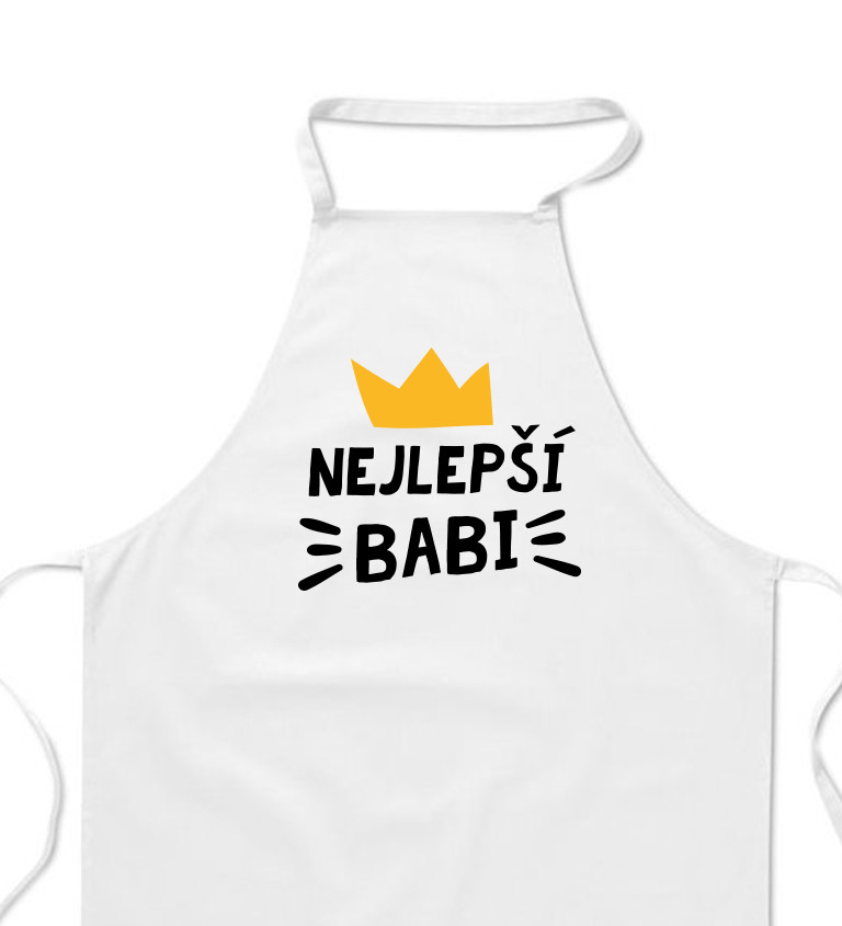 Zástěra bílá - Nejlepší babi