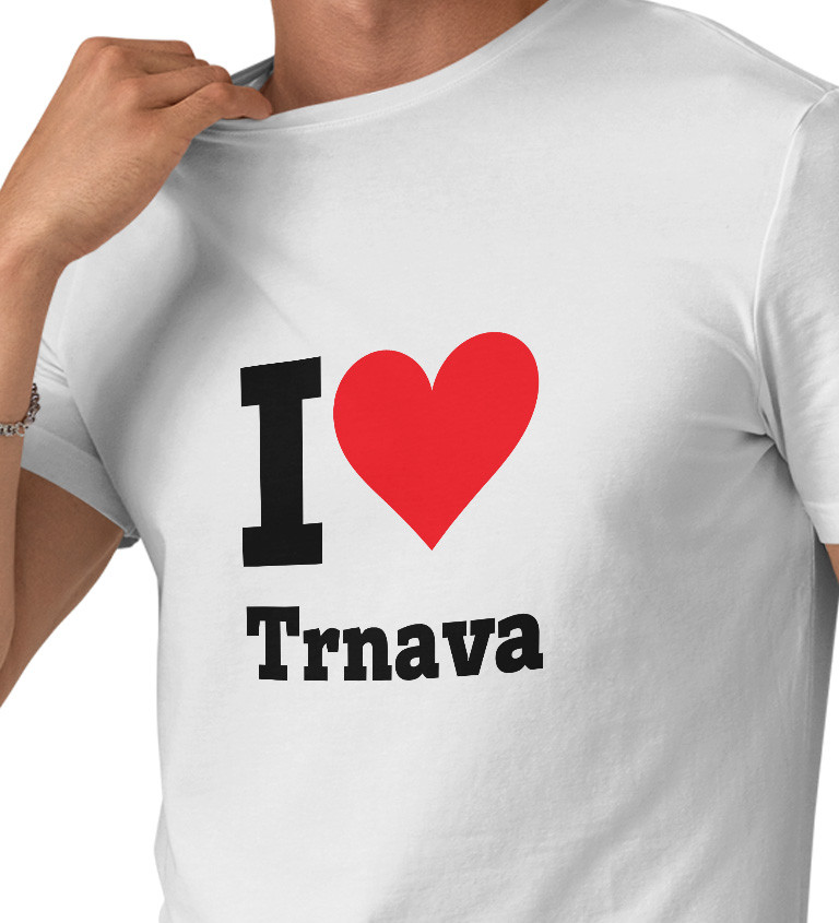 Pánské triko - I love Trnava