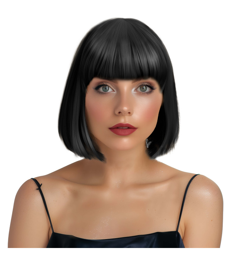 Paruka mikádo, černá