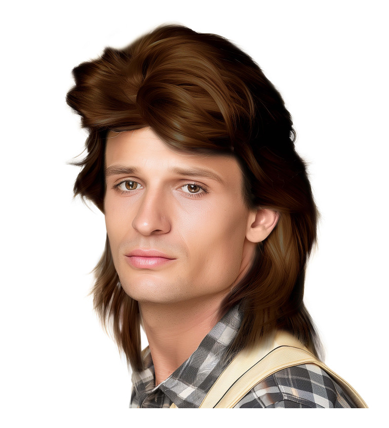 Paruka mullet, hnědá
