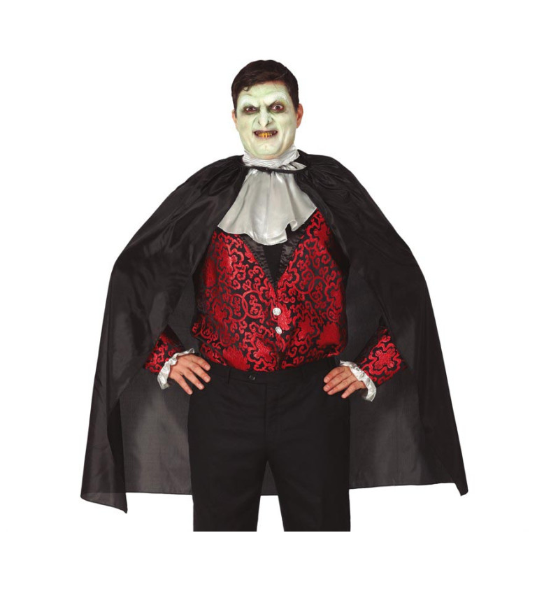 Černý plášť, 100 cm