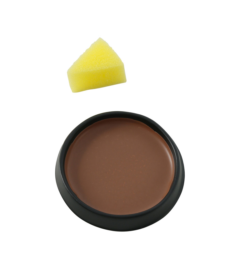 Hnědý make-up s houbičkou 9 g
