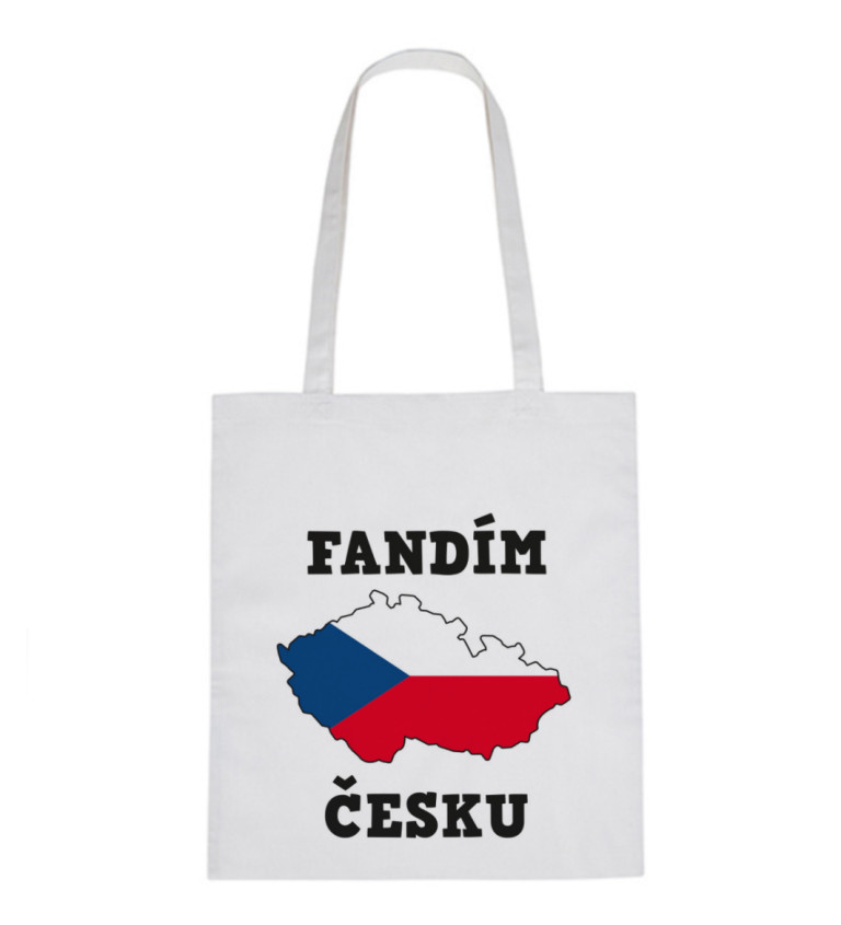 Plátěná taška - Fandím česku