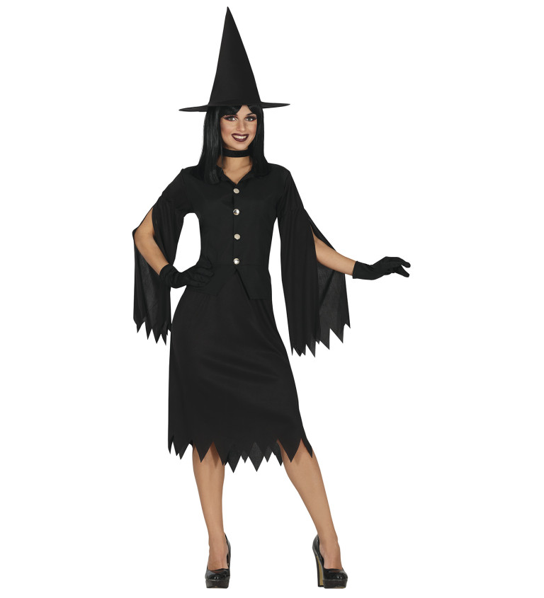 Dámský kostým Čarodějnice Salem 38–40 (M)