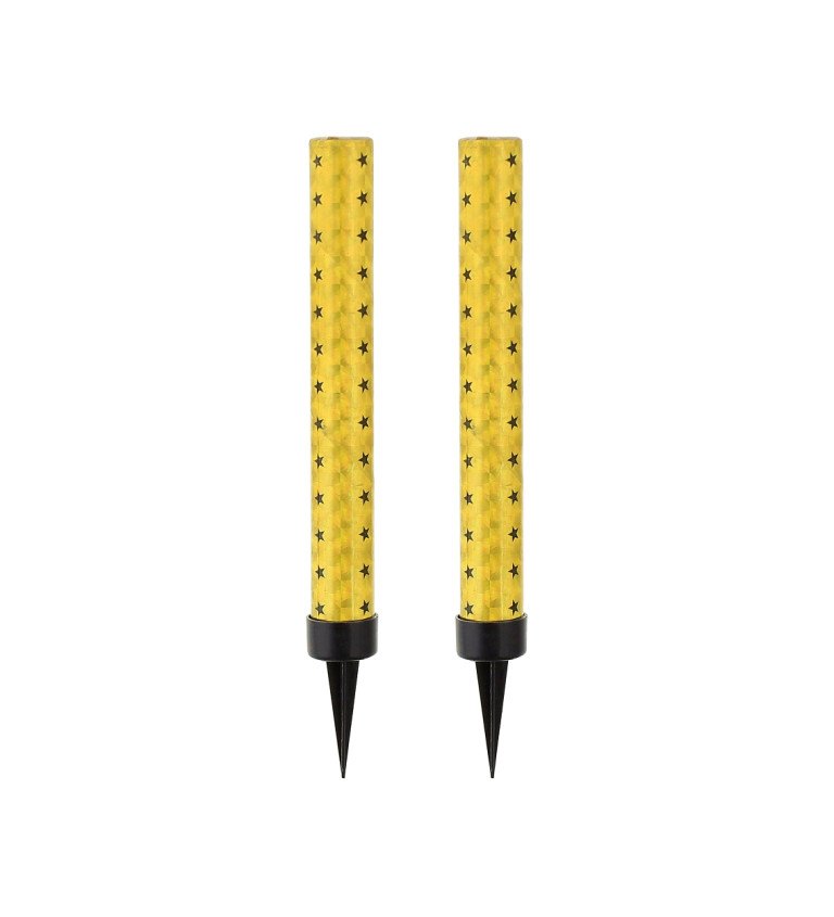 Dortové fontány s hvězdičkami 12 cm - 2 ks
